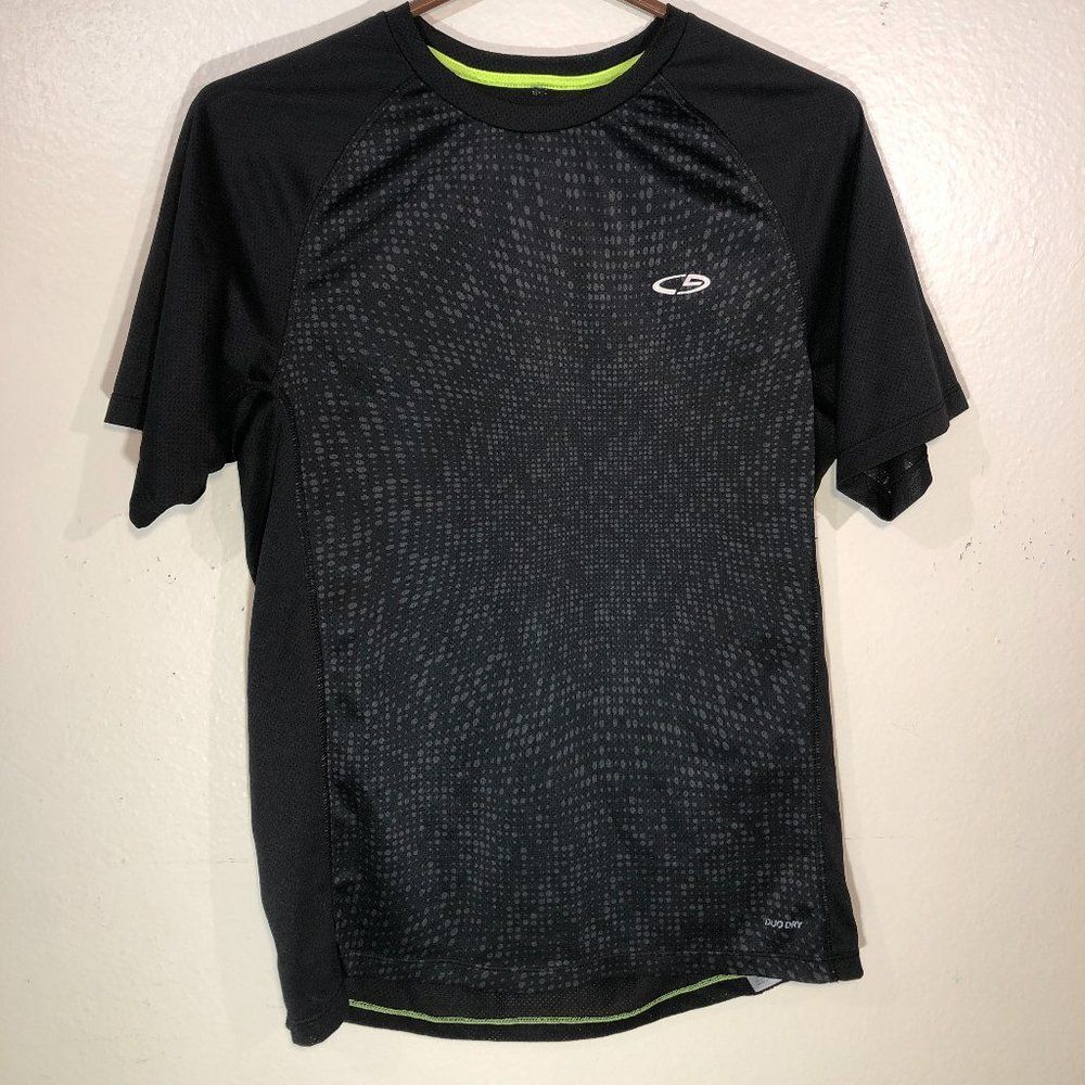 Champion Duo Dry Black shirt. Size Small